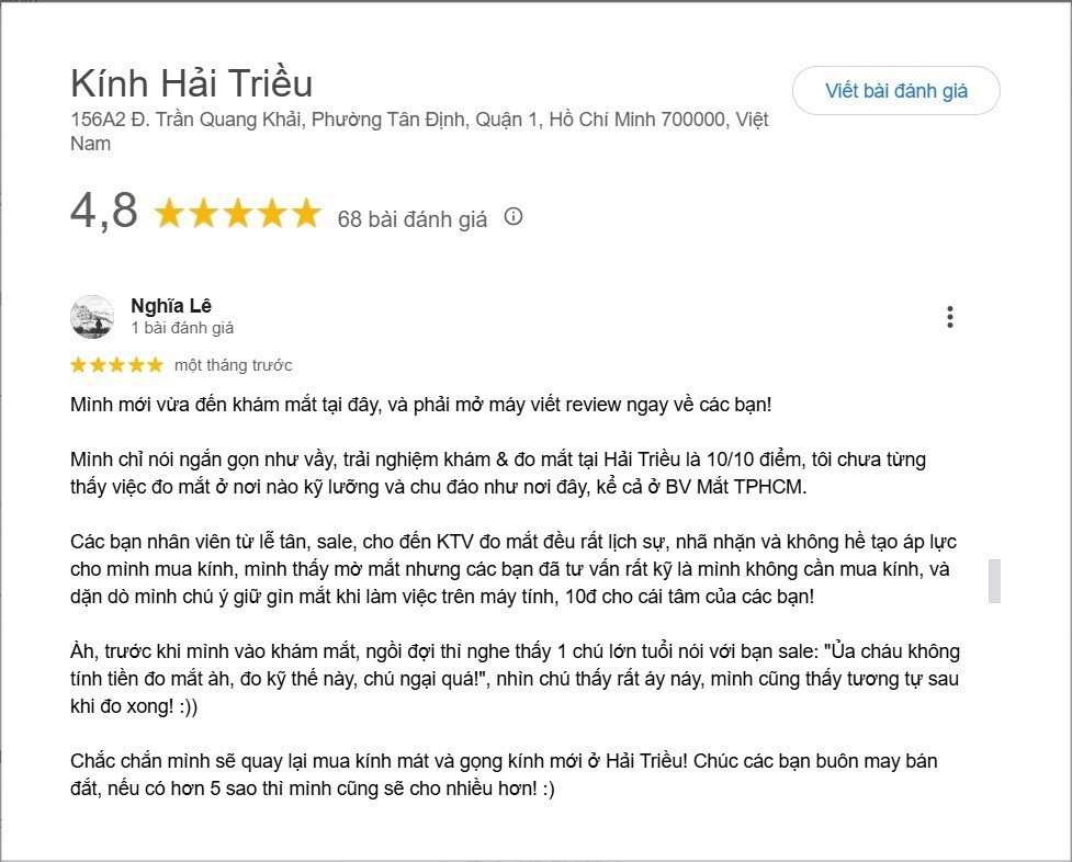 Feedback từ khách hàng