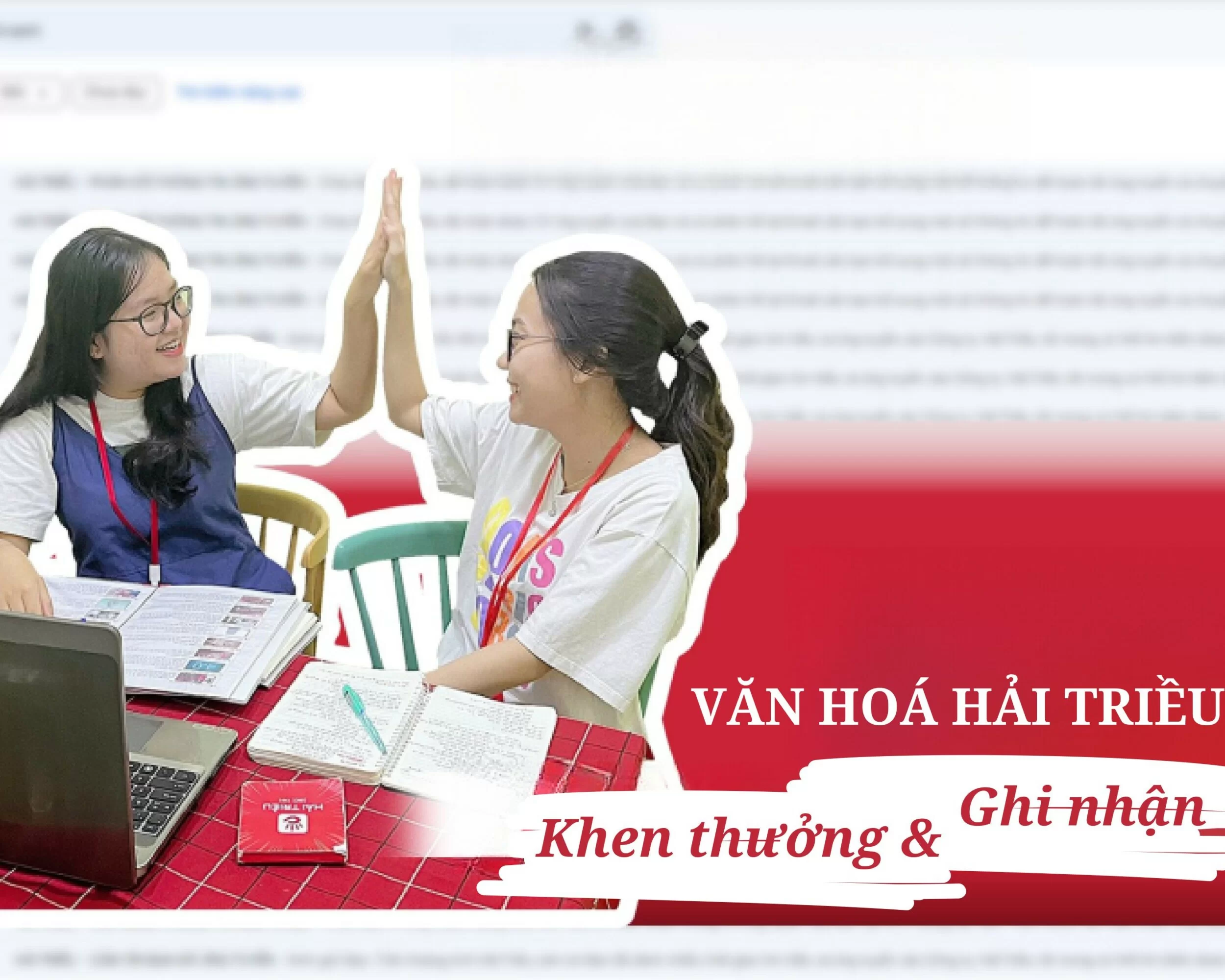 Văn hoá ghi nhận và khen thưởng tại Hải Triều