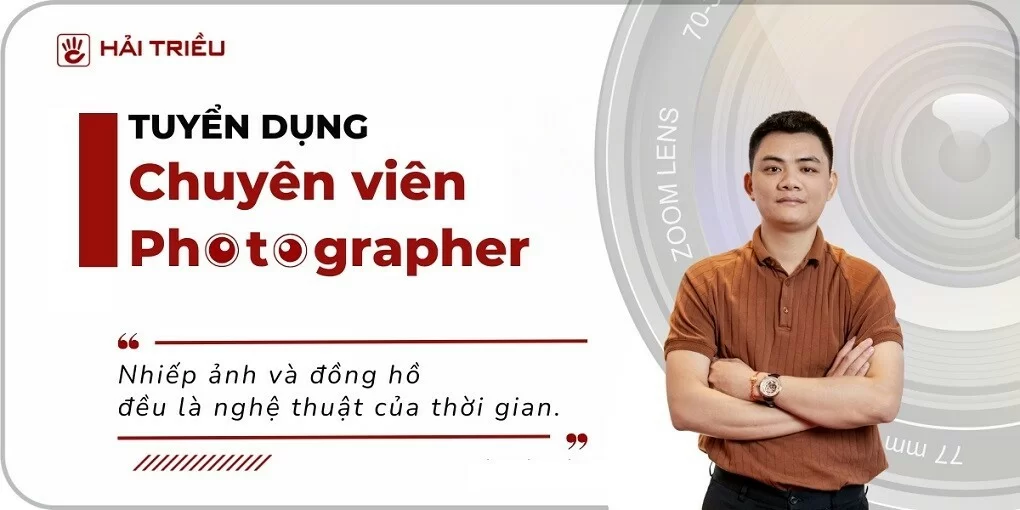 Tuyển dụng việc làm Photographer chụp hình sản phẩm