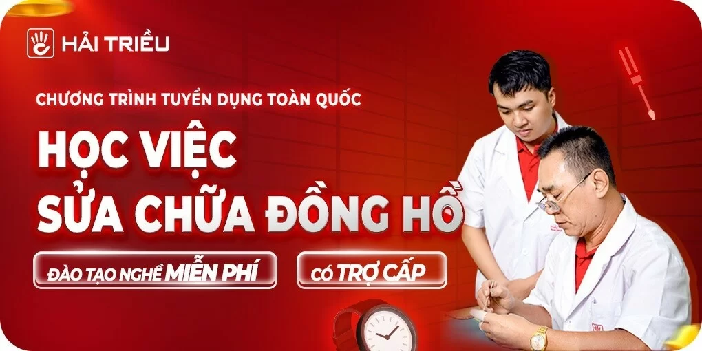 Chương trình học nghề sửa chữa đồng hồ đeo tay