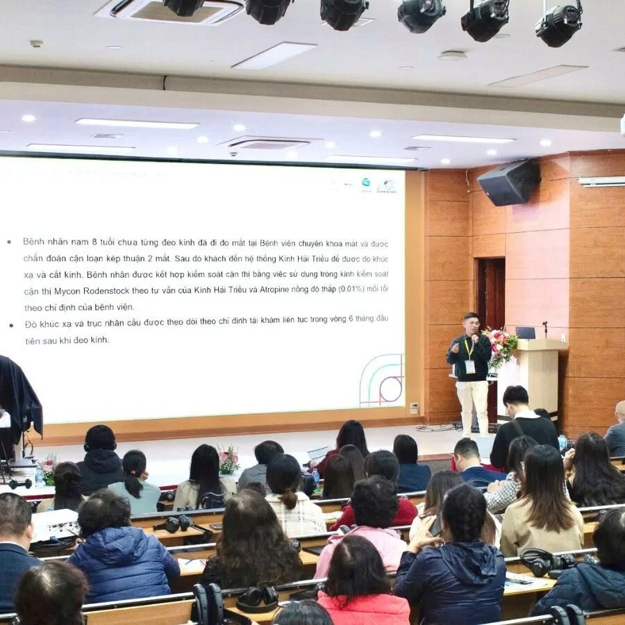 Trưởng bộ phận đo mắt Vương Anh Thọ tham gia hội thảo khúc xạ toàn quốc 2024