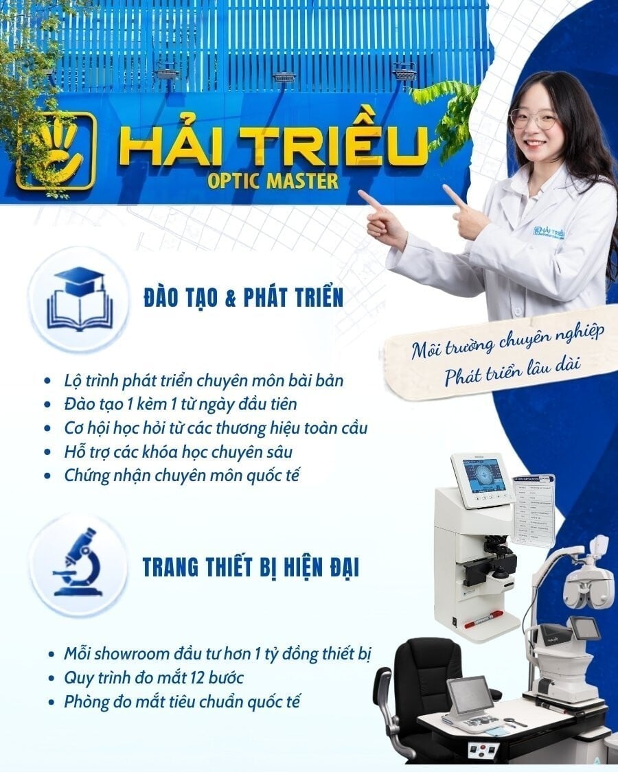 Quyền lợi của kỹ thuật viên khúc xạ tại Kính Hải Triều2