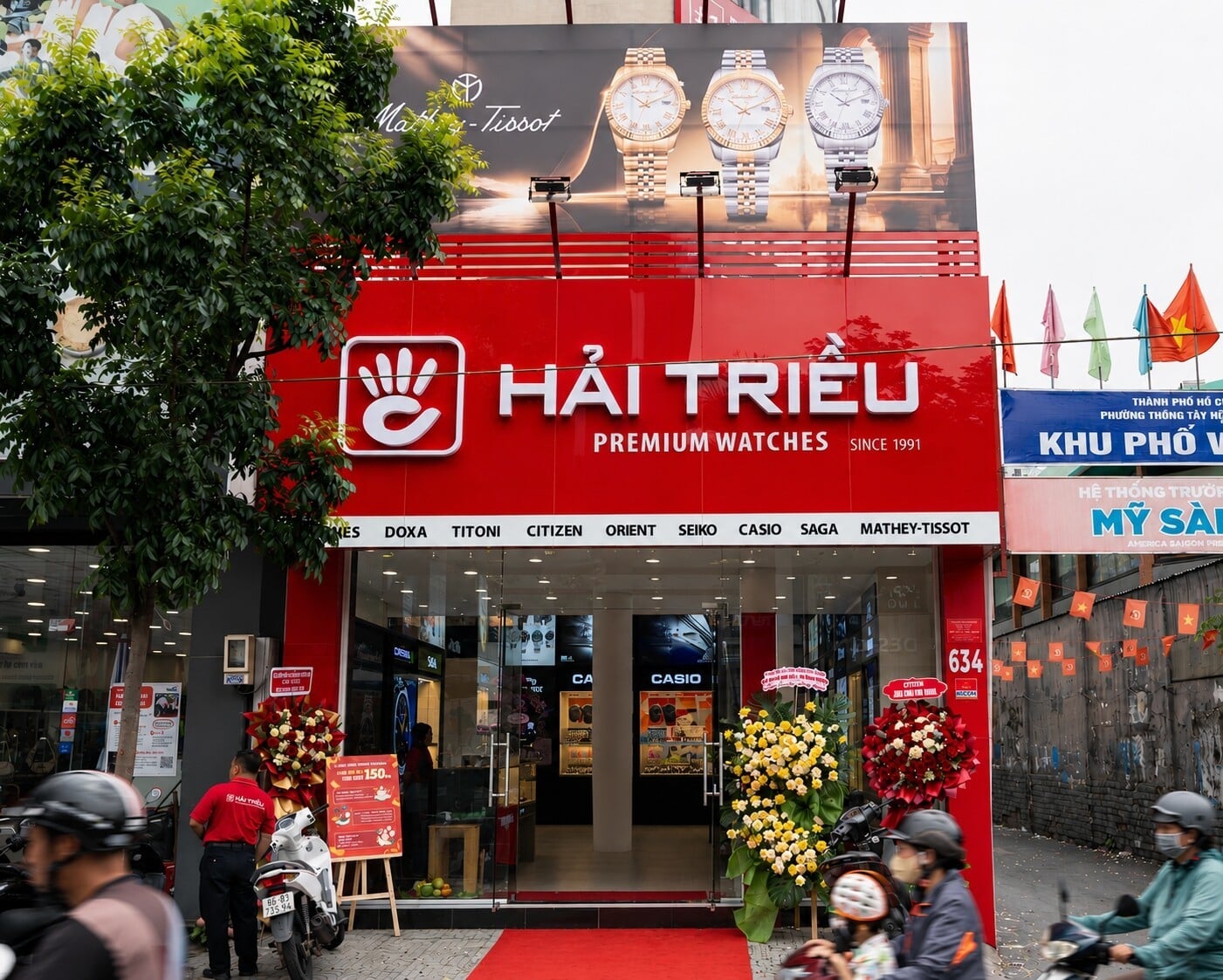 Không gian cửa hàng Đồng Hồ Hải Triều