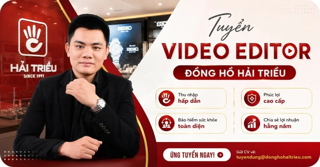 Tuyển dụng việc làm Video Editor (Chuyên viên quay dựng phim)