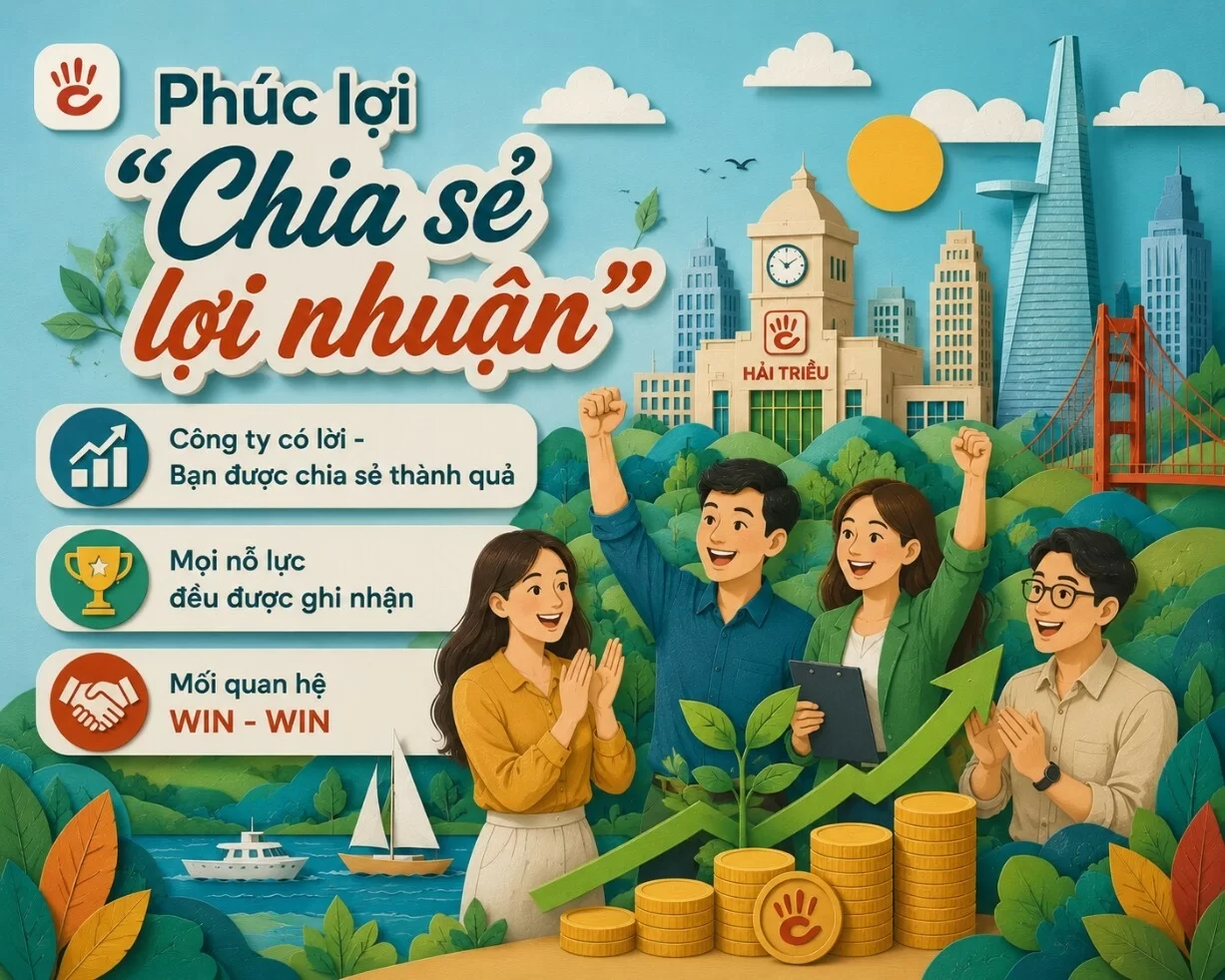 Phúc lợi “Chia sẻ lợi nhuận” - Bạn là một phần của tổ chức thành công