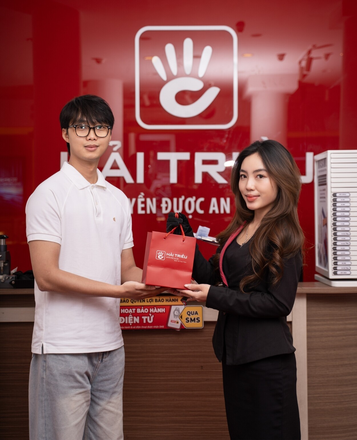 Chức danh của nhân viên tại cửa hàng Hải Triều luôn đi kèm sứ mệnh truyền cảm hứng