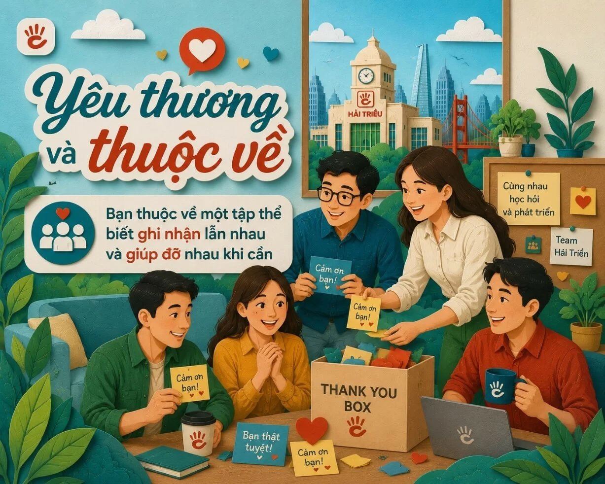 Yêu thương và thuộc về trong Văn hoá Xanh ngọc