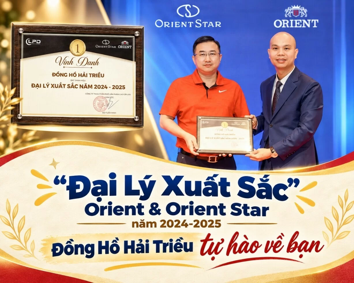 Hải Triều đạt danh hiệu: “Đại Lý Xuất Sắc” Orient năm 2024-2025